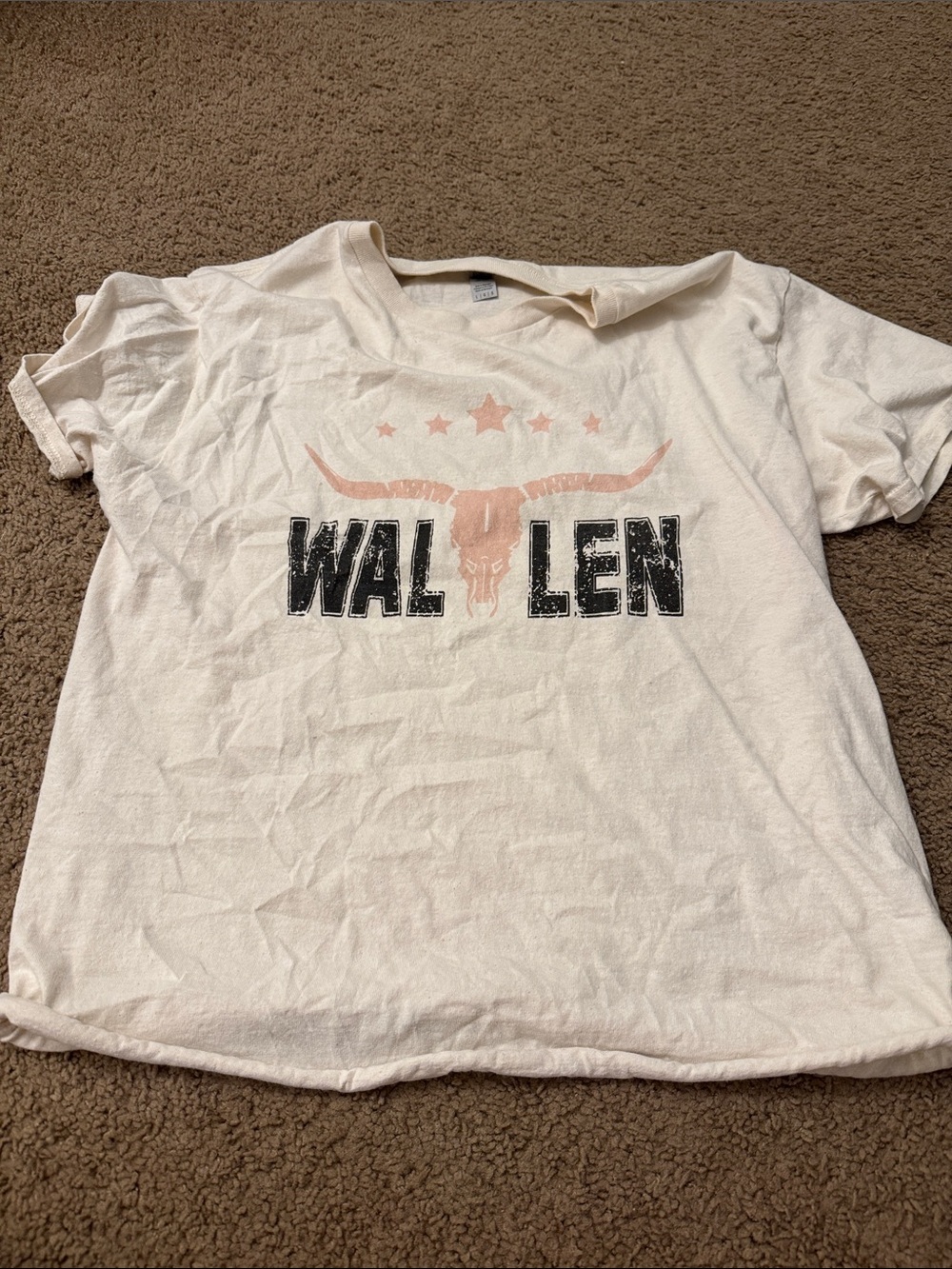 Morgan Wallen Graphic Short Sleeve Tee in Cream